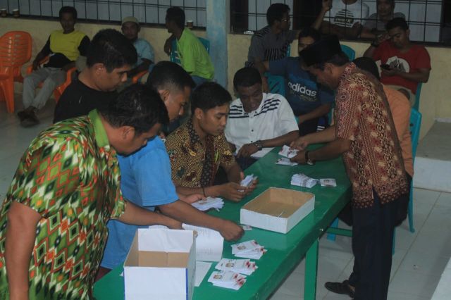 Cukup Demokratis, Pemilihan Ketua Pemuda Desa Pematang Berangan dinilai terbaik di Rambah, Kabupaten Rokan Hulu