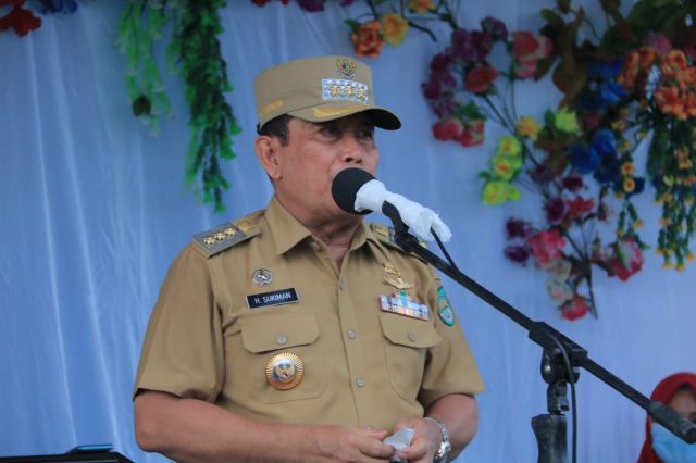 Ingatkan ASN Pentingnya Disiplin dan Tertib Administrasi, Bupati H. Sukiman : Kerja Baik dan Selamat