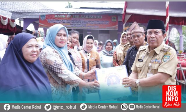 Tingkatkan Kreativitas Anak, Bupati dan Bunda PAUD Rohul Serahkan APE BKB Kit di Desa Puo Raya