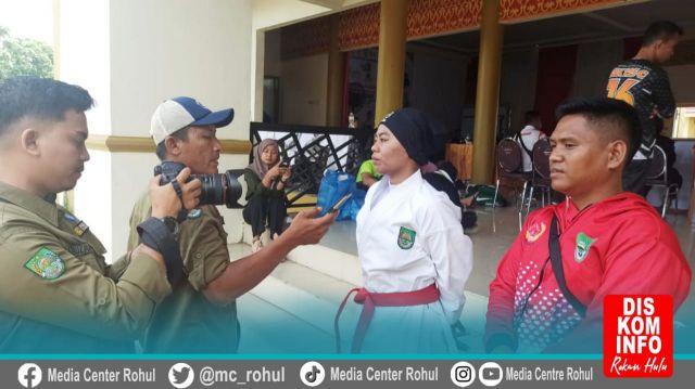 Diskominfo Rohul Melalui Team Media Center Rohul Senantiasa Eksis Berikan Informasi Porprov Ke X Kuansing