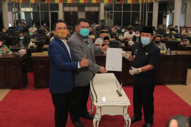 Rapat Paripurna Penyampaian Laporan Banggar KUPA - PPAS Tahun 2020 Secara Sah Telah Disepakati