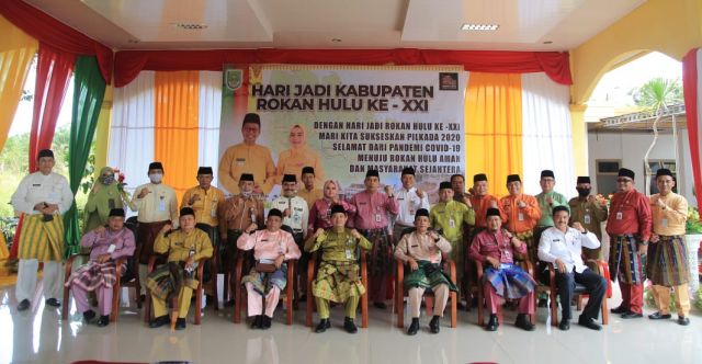 HUT Rohul Ke XXI, Dalam Pelaksanaan Paripurna DPRD, Juga Disaksikan Masyarakat Secara Virtual