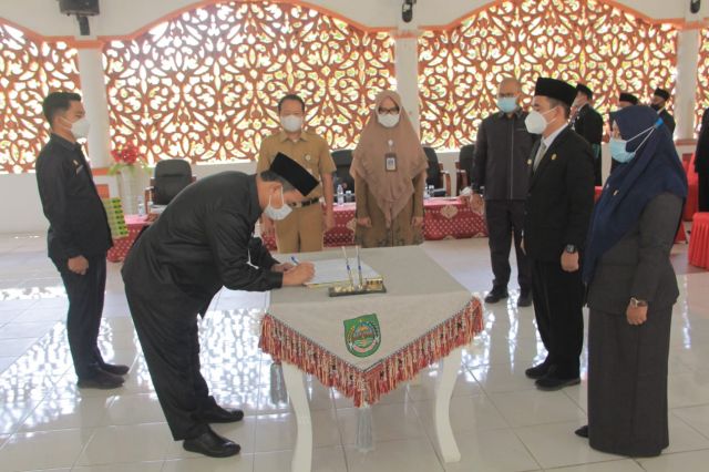 Penyetaraan Pejabat Administrasi,Pemkab Rohul Lantik 2 Pejabat Eselon III Dan 45 Pejabat Eselon IV