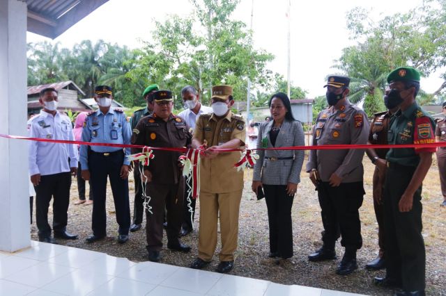 Resmikan Rumah Restorative Justice, Bupati H. Sukiman Harapkan Perkara Ringan Bisa Diselesaikan Diluar Persidangan