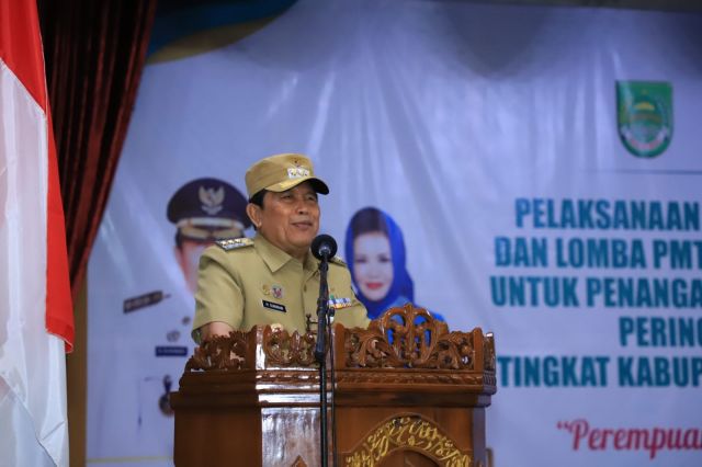 Sempena PHI ke 94, PKK Gelar Lomba Yel-Yel Suami Siaga dan PMT Balita