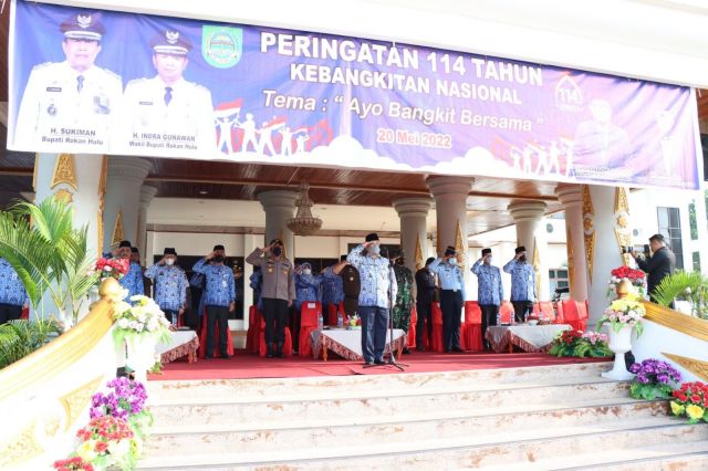 Upacara Harkitnas 114 Tahun 2022, Asisten 1 : Mari Bangkit Mempertahankan Dan Meningkatkan Perekonomian Bangsa