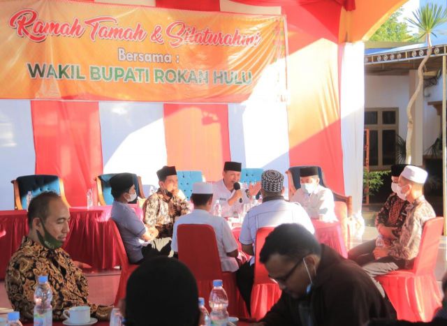 Wabup H. Indra Gunawan terima kunjungan IKADI, Harapkan Satu Desa Satu Rumah Quran/Tahfiz  di Rokan Hulu