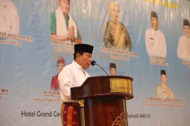 Bupati Rokan Hulu H. Sukiman Hadiri Silaturrahmi dan Halal bi Halal HKR Pekanbaru