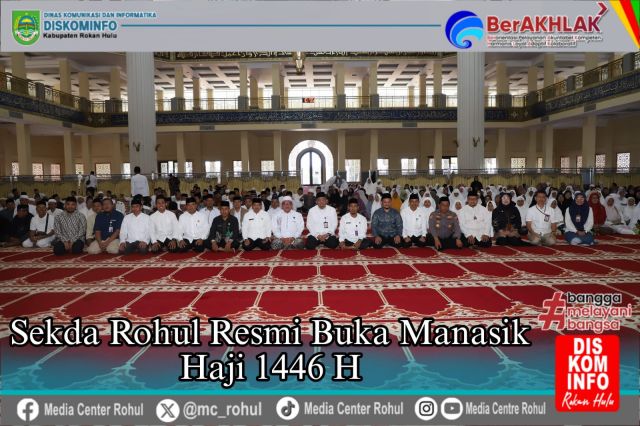 Sekda Resmi Buka Manasik Haji 1446 H, 445 Calon Jemaah Haji Siap Ikuti Manasik Haji