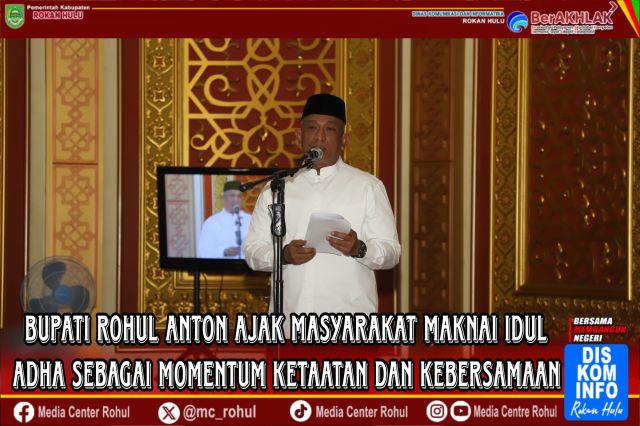  Bupati Rohul Anton Ajak Masyarakat Maknai Idul Adha Sebagai Momentum Ketaatan dan Kebersamaan