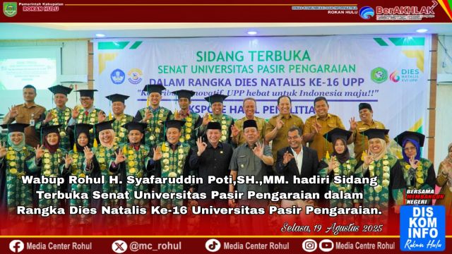 Wabup Syafaruddin Poti Hadiri Dies Natalis Ke-16 UPP