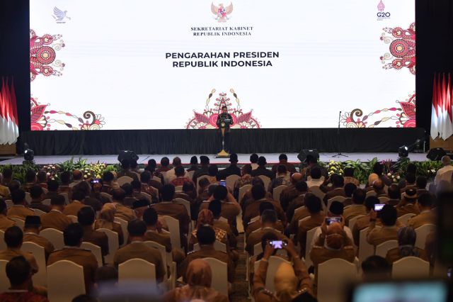 Bupati Rohul H.Sukiman Hadiri Pengarahan Presiden Di JCC Senayan Jakarta