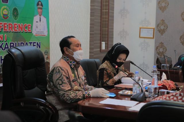 Ikut Lomba Posyandu tingkat Provinsi, Bupati dan Ketua TP PKK Minta Peran Serta OPD dan Masyarakat