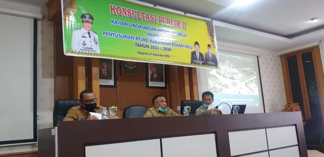Konsultasi Publik II KLHS Penyusunan RPJMD Rohul 2021 -2024, Pemkab Rumuskan Pembangunan Berkelanjutan Berwawasan Lingkungan