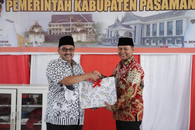 Kunjungan Silaturahmi Pemkab Pasaman Ke Rokan Hulu, Bupati Pasaman : Saya Takjub Akan Kemajuan Pembangunan Rokan Hulu