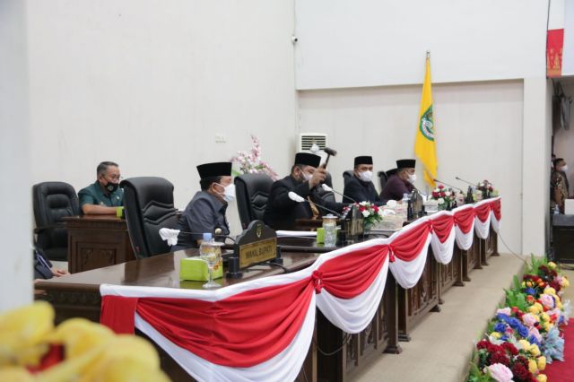 Perda alih fungsi lahan LP2B  di sahkan. Bupati,  berharap Rohul tertata lahan dan cukup pangan