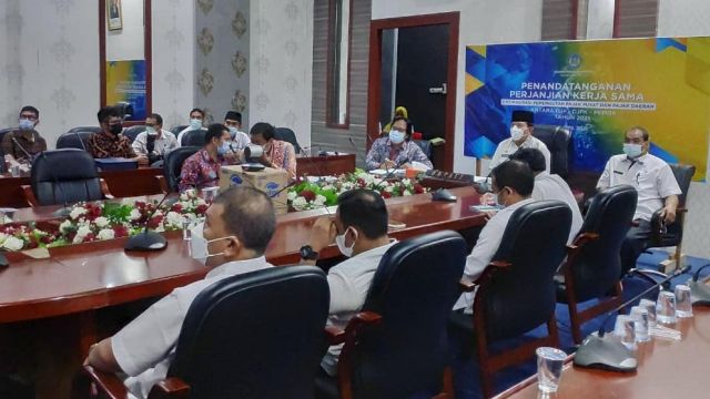 Optimalisasi Pemungutan Pajak Pusat dan Daerah, Bupati H. Sukiman Teken PKS dengan Direktorat Jenderal Pajak