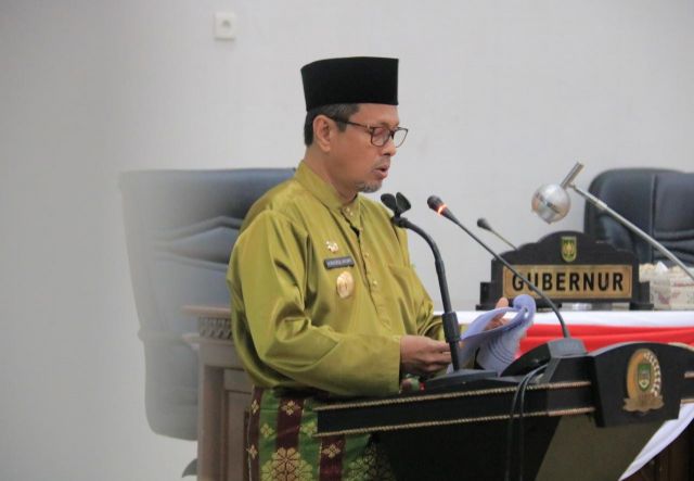 Rapat Paripurna HUT Rohul Ke-XXI, Pjs Bupati Sebut Geliat Perkembangan dan Pembangunan di Rohul Meningkat