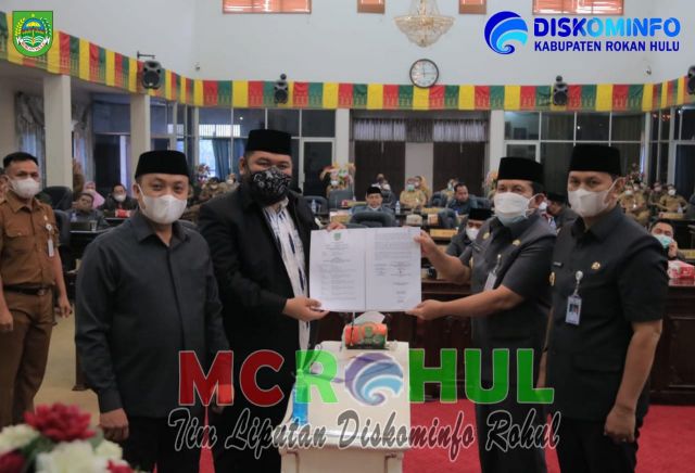 Paripurna DPRD Penyampaian Pemerintah Tentang KUPA-PPAS Dan Sekaligus Penandatanganan Kesepakatan Pemerintah Dengan DPRD Rohul