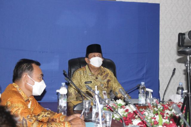 Bupati Rokan Hulu H.Sukiman Paparkan Rencana Aksi Daerah Pada Pembekalan Kepemimpinan Pemerintahan Dalam Negeri