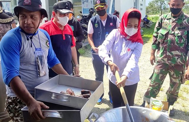 Curah Hujan Tinggi Di Rohul, Ketua PMI Rohul Imbau Relawan PMI Siaga Bantu Warga Terdampak Banjir