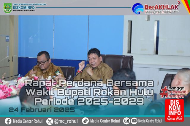 Pasca Dilantik, Wakil Bupati Rohul Gelar Rapat Dinas Perdana