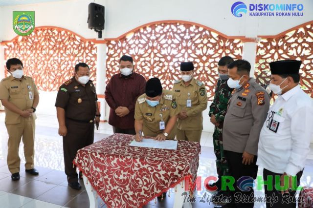Dukung PPKM Level III, Kemenag Rohul Minta KUA dan Penyuluh Agama Sampaikan Dakwah Ajakan Taati Prokes dan Vaksinasi