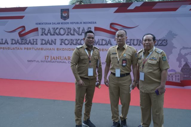 Ikuti Rakornas Kepala Daerah dan Forkopimda 2023,Bupati Rohul H.Sukiman Komitmen Ikuti Arahan Presiden Joko widodo