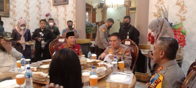 Ramah Tamah dengan Kapolda Riau, Bupati Sukiman sebut Terwujudnya Keamanan Kondusif Kunci Penting Pelaksanaan Pembangunan