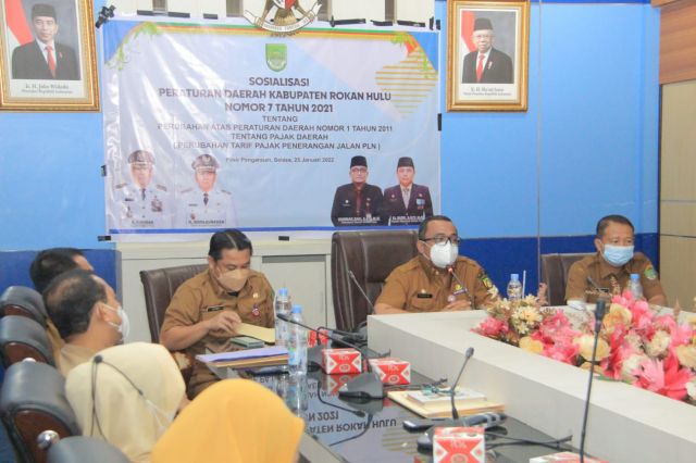 Pj Sekda Buka Sosialisasi Perda tentang Pajak Daerah, Pemkab Optimalisasi PAD Disektor PPJ PLN