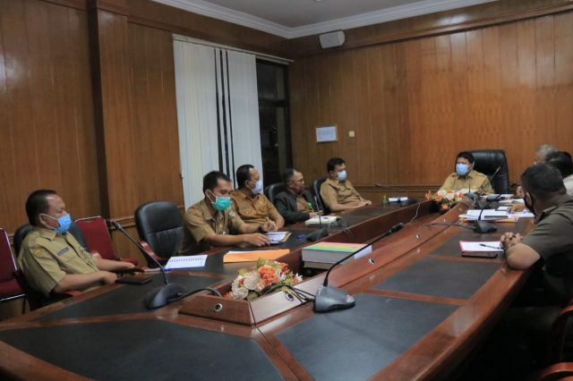 Rapat Pelaksanaan Pembelajaran Tatap Muka, Sekda: Mengambil Keputusan, Kumpulkan Semua Data Yang Dibutuhkan