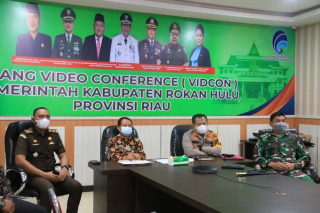 Rakor Penanganan Covid-19, Kapolres Minta Pemkab Memperluas Pemberlakuan PPKM