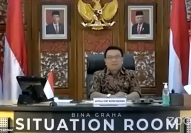 KSP Jenderal TNI Purn Dr.Moeldoko: Menangani Covid Terapkan 4 Sehat 5 Sempurna