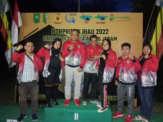 Porprov X Riau di Kuansing, Team Arung Jeram Rohul Sabet Medali Emas Dalam Nomor Head to Head