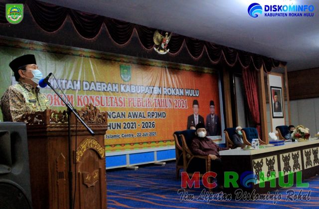 Buka FKP Ranwal RPJMD 2021-2026, Bupati H. Sukiman Fokus 5 Program Prioritas