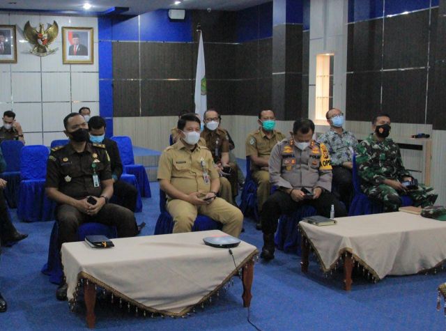 Tindak Lanjut Rakor Covid 19 Gubernur Riau, Pemkab dan Forkopimda Rohul Adakan Langkah Ekstra