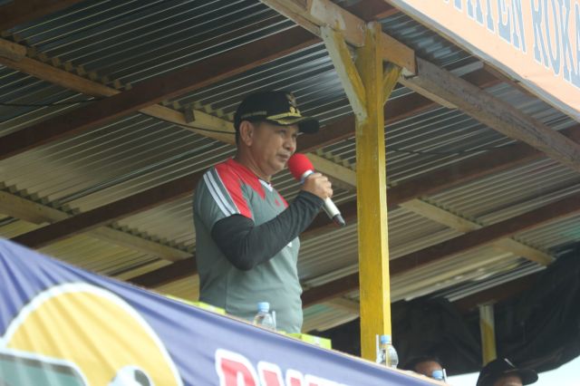 Wabup Rohul Resmi Buka Open Turnamen Garuda Cup 1 Desa Koto Tinggi
