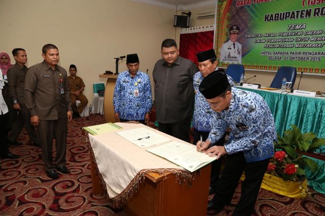 Tingkatkan Pembangunan Daerah, DPRD Rohul Dukung Perda TJSP 2015