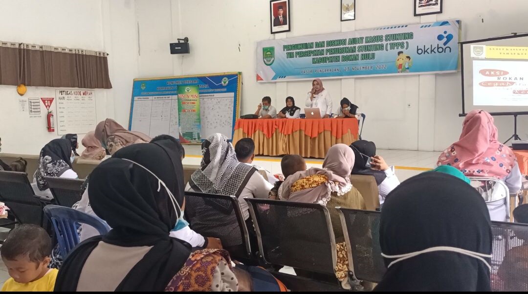BKKBN Provinsi Riau Adakan Pengukuhan dan Diskusi Audit Kasus Stunting Bersama Tim Pecepatan Penurunan Stunting TPPS Rohul